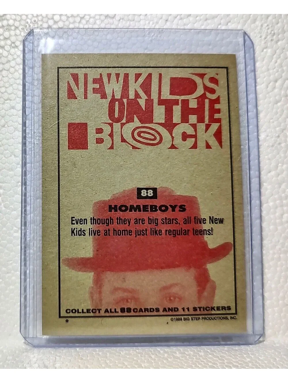 Homeboys 1989 New Kids on the Block #88 Trading Card